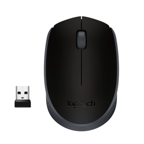 Logitech B170 Wireless Mouse, 2.4 GHz with USB Nano Receiver